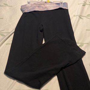 Victoria Secret Foldover Top Flare Yoga Pants